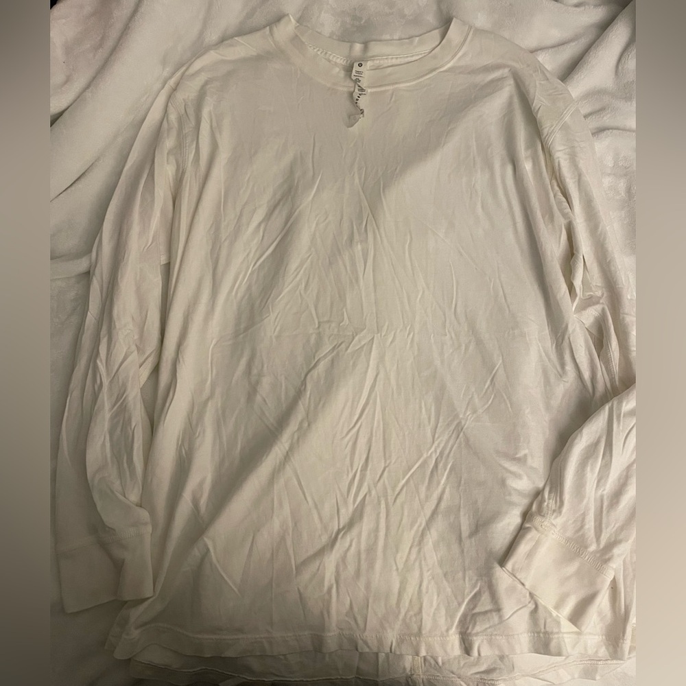 lululemon athletica White Long Sleeve Tee
